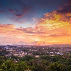 Sunset City Wide View